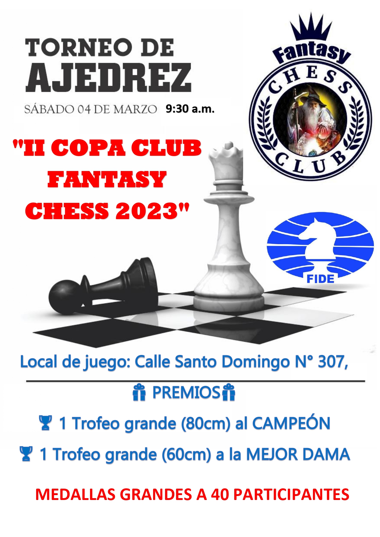 🏆 "II COPA CLUB FANTASY CHESS 2023"🎖